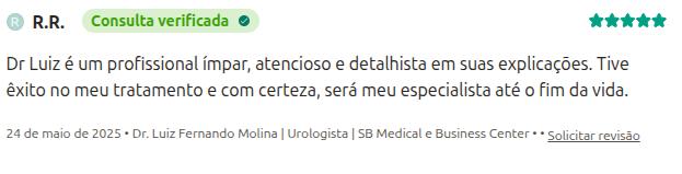 Depoimento Google Dr. Luiz Fernando Molina