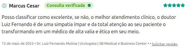 Depoimento Google Dr. Luiz Fernando Molina