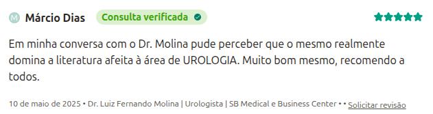 Depoimento Google Dr. Luiz Fernando Molina